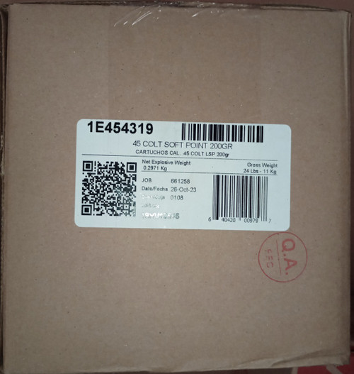 Aguila .45 Long Colt Ammo 200gr SP Ammunition - 500 Rounds