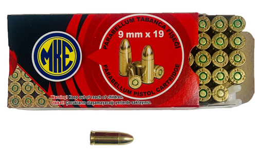 Anderson 9mm Ammo 124gr FMJ Ammunition - 50 Rounds
