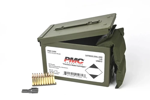 PMC 5.56x45mm NATO Ammo 55gr FMJ-BT Ammunition - 20 Rounds