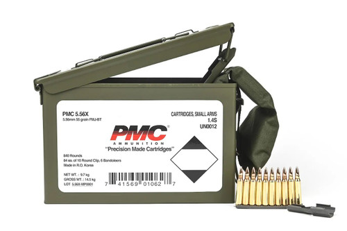PMC Bronze Ammo Can 5.56NATO Rifle Ammo - 55 Grain | FMJ-BT | 840rds