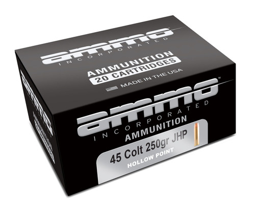 Ammo Incorporated 45 Long Colt Ammo 250gr JHP Ammunition - 20 Rounds