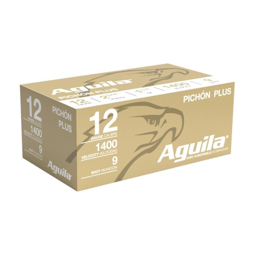 Aguila 12 Gauge Ammo 1-1/4 oz #9 Shot Ammunition - 25 Rounds