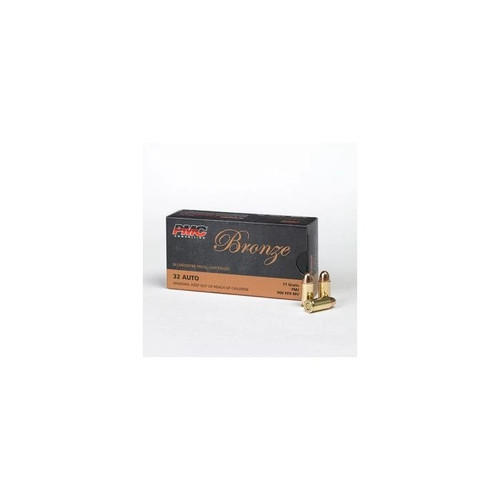 PMC .32 ACP Ammo 71gr FMJ Ammunition - 50 Rounds