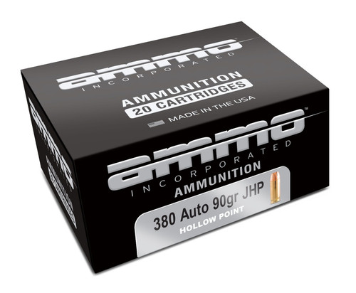 Ammo Inc 380 ACP Ammo 90gr JHP Ammunition - 20 Rounds
