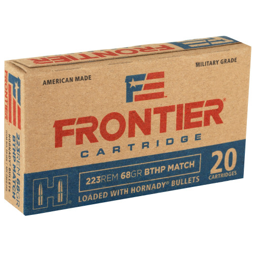 Frontier Cartridge .223 Remington 68gr BTHP Match Ammo - 20 Rounds