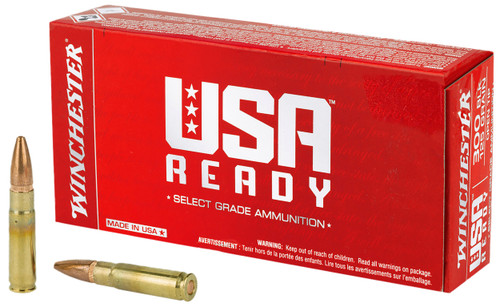 Winchester 6.8mm Rem SPC 115 Grain Full Metal Jacket (FMJ) Reloading Bullets - 100 Count