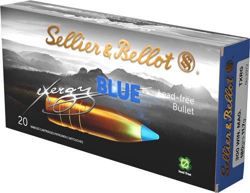 Sellier & Bellot 300 Winchester Magnum Ammo 180gr Copper Solid Ammunition - 20 Rounds