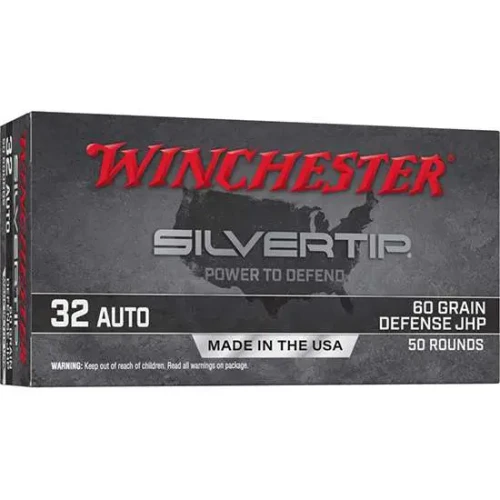 Winchester .32 ACP Ammo 60gr JHP Ammunition � 50 Rounds