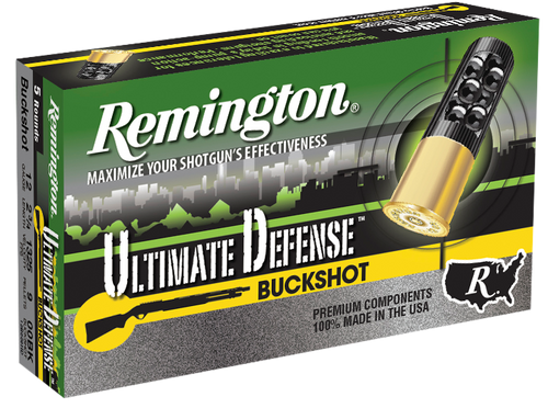 Remington 12 Gauge Ammo 00 Buck Lead Ammunition - 5 Rounds