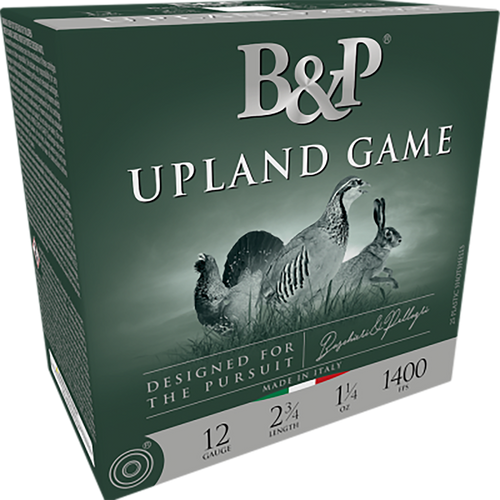 B&P 12 Gauge Shotgun Ammunition 12B1UP6 2.50" #6 - 25 Shells