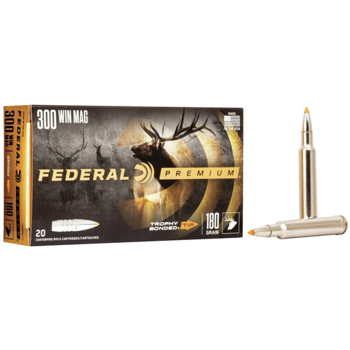 Federal .300 Win MAG Ammo 180gr TBT Ammunition - 20 Rounds
