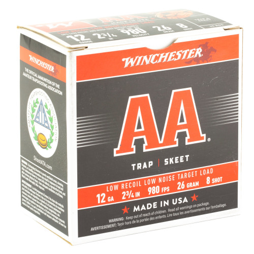 Winchester 12 Gauge Ammo 7/8 oz #8 Shot Ammunition - 25 Rounds