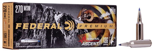 Federal .270 WSM Ammo 136gr TA Ammunition - 20 Rounds
