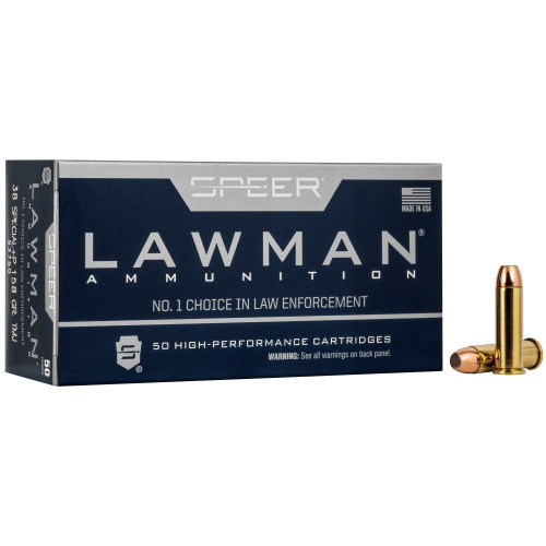 Speer .38 Special Ammo 158gr TMJ Ammunition - 50 Rounds