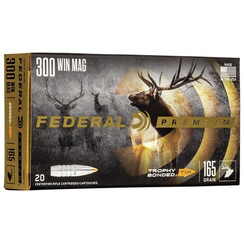 Federal 300 Win MAG Ammo 165gr TBT Ammunition - 20 Rounds
