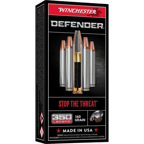 Winchester 350 Legend Ammo 160gr JHP Ammunition - 20 Rounds