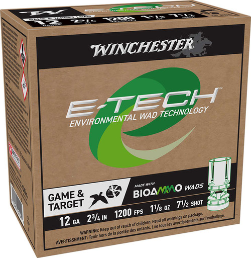 Winchester 12 Gauge Shotgun Ammunition WCM127 2.75" #7.5 - 25 Shells