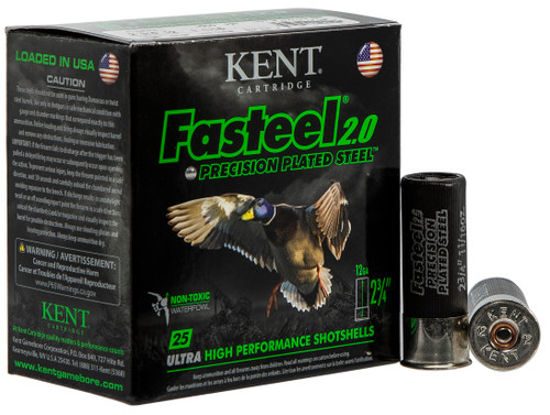 Kent Cartridge Model Fasteel 2.0 Ammo 1 1/16 oz #3 Steel Ammunition - 25 Rounds