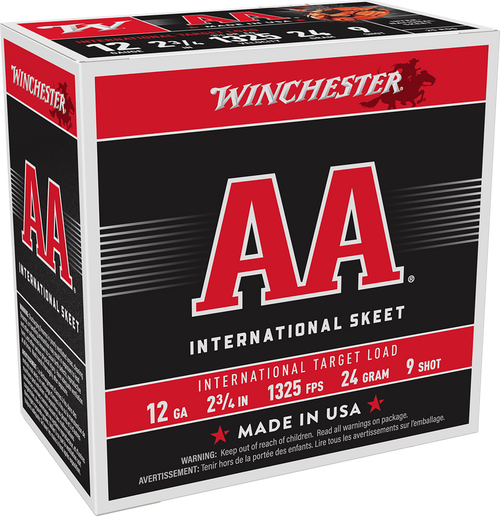 Winchester 12 Gauge Shotgun Ammunition AANL129 2.75" #9 - 25 Shells