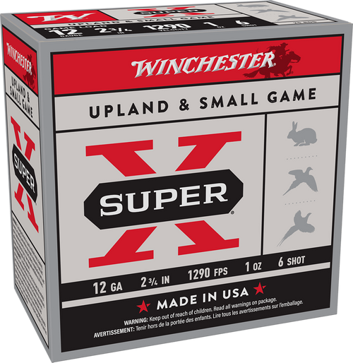 Winchester 12 Gauge Shotgun Ammunition XU126 2.75" #6 - 25 Shells