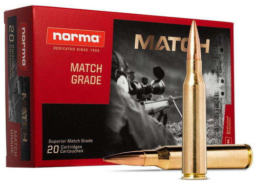 Norma .338 MAG Ammo 300gr HP Ammunition - 20 Rounds