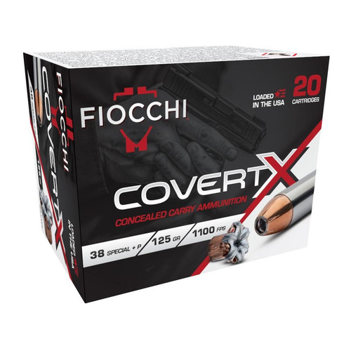 Fiocchi .38 Special Ammo 125gr JHP Ammunition - 20 Rounds