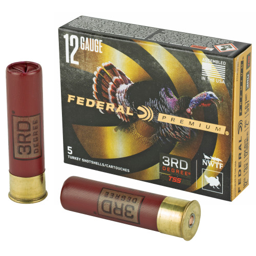 Federal 12 Gauge Shotgun Ammunition PTDX139567 3.5" #5, #6, and #7 - 5 Shells