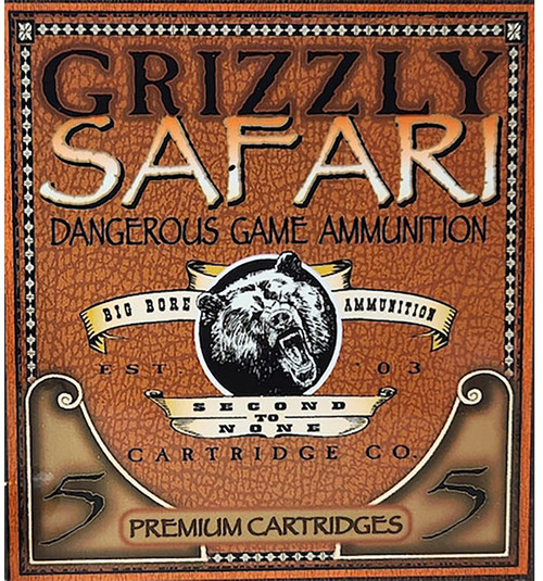Grizzly 416 Rigby Ammo 400gr Solid Brass Ammunition - 5 Rounds