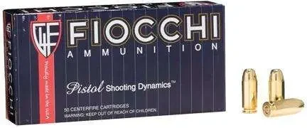Fiocchi .40 S&W Ammo 165gr FMJ Ammunition - 50 Rounds