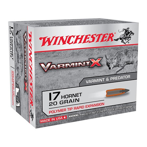 Winchester .17 Hornet Ammo 20gr PT Ammunition - 20 Rounds