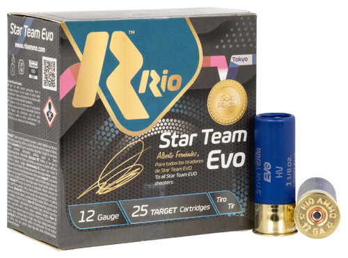 Rio Ammunition 12 Gauge Ammo 1 1/8 oz #7.5 Ammunition - 25 Rounds