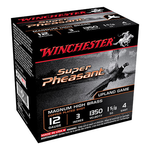 Winchester 12 Gauge Shotgun Ammunition 3" #4 - 25 Shells