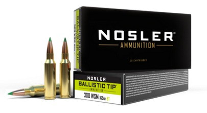 Nosler .300 WSM Ammo 165gr BT Ammunition - 20 Rounds