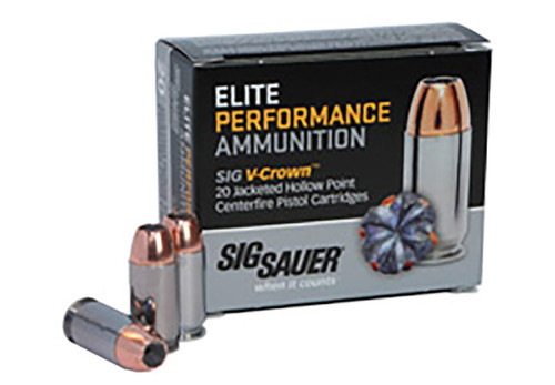 Sig Sauer 9mm Ammo 147gr JHP Ammunition - 50 Rounds