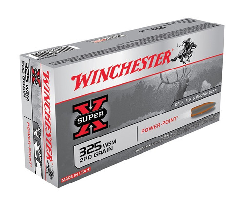 Winchester Power-Point 325 WSM 220gr Power-Point Ammo - 20 Rounds