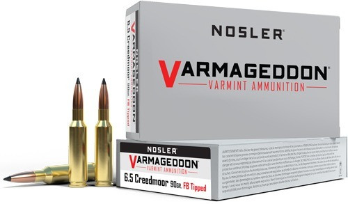 Nosler 6.5 Creedmoor Ammo 90gr FBTV Ammunition - 20 Rounds