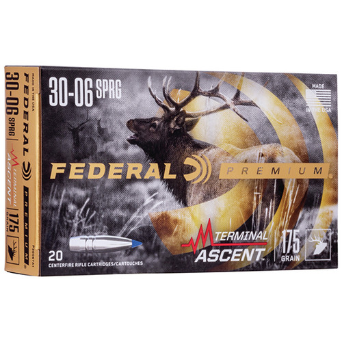 Federal 30-06 Ammo 175gr Terminal Ascent Ammunition - 20 Rounds