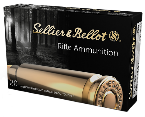 Sellier & Bellot 9.3 x 62 Ammo 286gr SP Ammunition - 20 Rounds