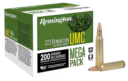 Remington .223 Rem Ammo 45gr JHP Ammunition - 200 Rounds