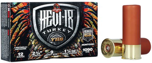 Hevi-Shot 12 Gauge Shotgun Ammunition HS4109 2.75" #9 - 5 Shells