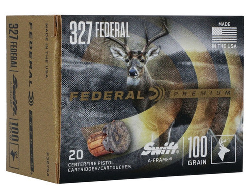 Federal .327 Magnum Ammo 100gr JHP Ammunition - 20 Rounds