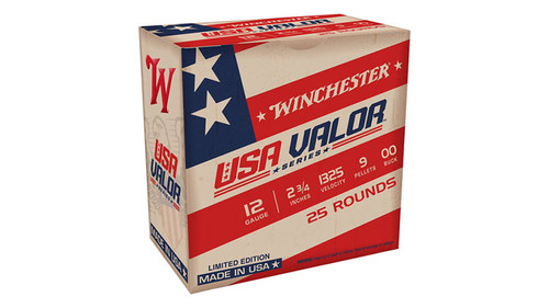 Winchester 12 Gauge Shotgun Ammunition USA1200VP 2.75" 00Buck - 25 Shells