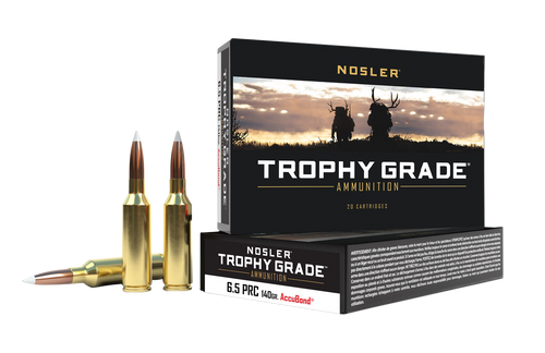 Nosler 6.5 PRC Ammo 140gr Nosler AccuBond Ammunition - 20 Rounds