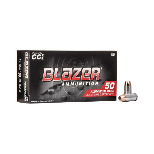 CCI .40 S&W Ammo 180gr TMJ Ammunition - 50 Rounds