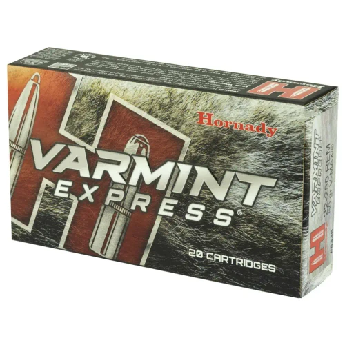 Hornady .22-250 Rem Ammo 50gr V-Max Ammunition - 20 Rounds