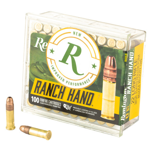Remington .22 LR Ammo 38gr CPHP Ammunition - 100 Rounds