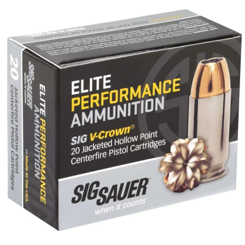 Sig Sauer .45 ACP Ammo 230gr JHP Ammunition - 20 Rounds