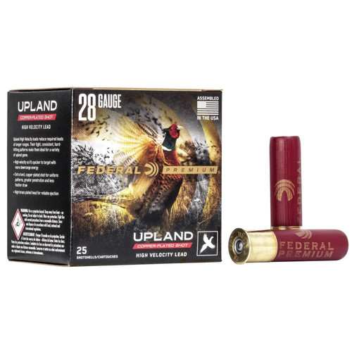 Federal 28 Gauge Ammo 3/4 oz #6 Shot Ammunition - 25 Rounds