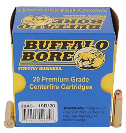 Buffalo Bore 357 Mag Ammo 125gr JHP Ammunition - 20 Rounds