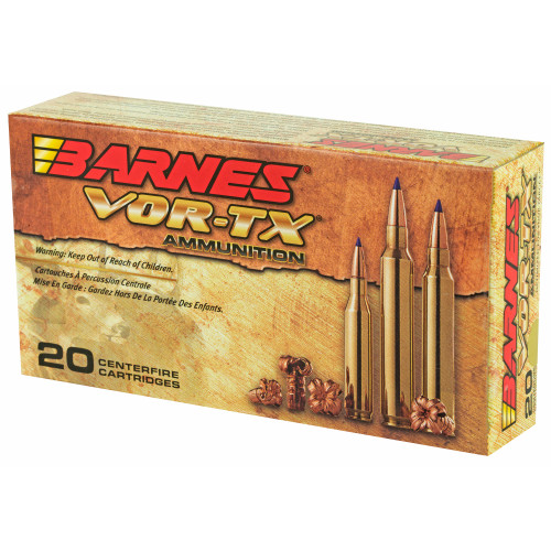 Barnes 308 Ammo 168gr Tipped Triple Shock X Ammunition - 20 Rounds